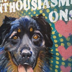 persoonlijk schilderij hond