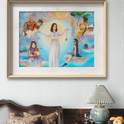 ludiek schilderij laten maken gezin2 ludiek schilderij laten maken gezin2