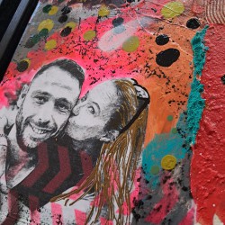 mixed-media-pop-art-schilderij-van-gezin-laten-maken-1