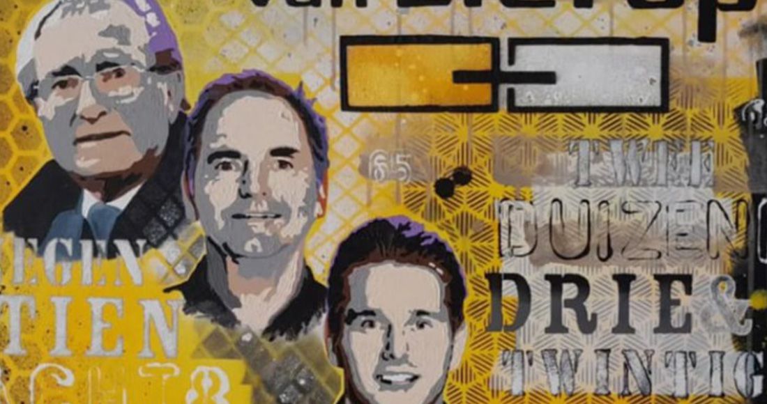 Meerdere generaties verwerken in schilderij Meerdere generaties verwerken in schilderij